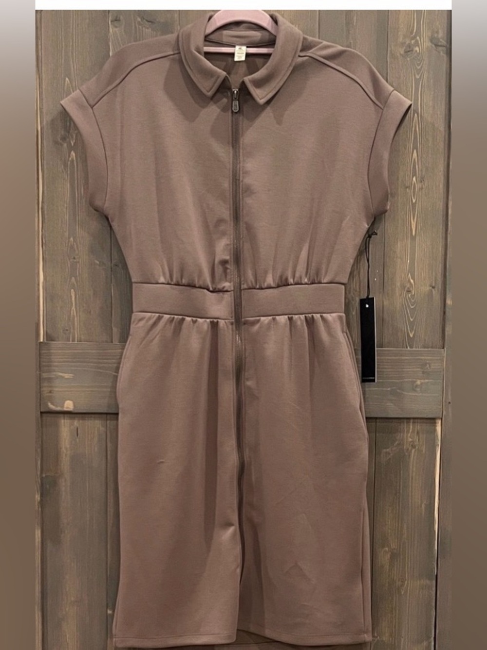 Kyodan Taupe Mini Dress